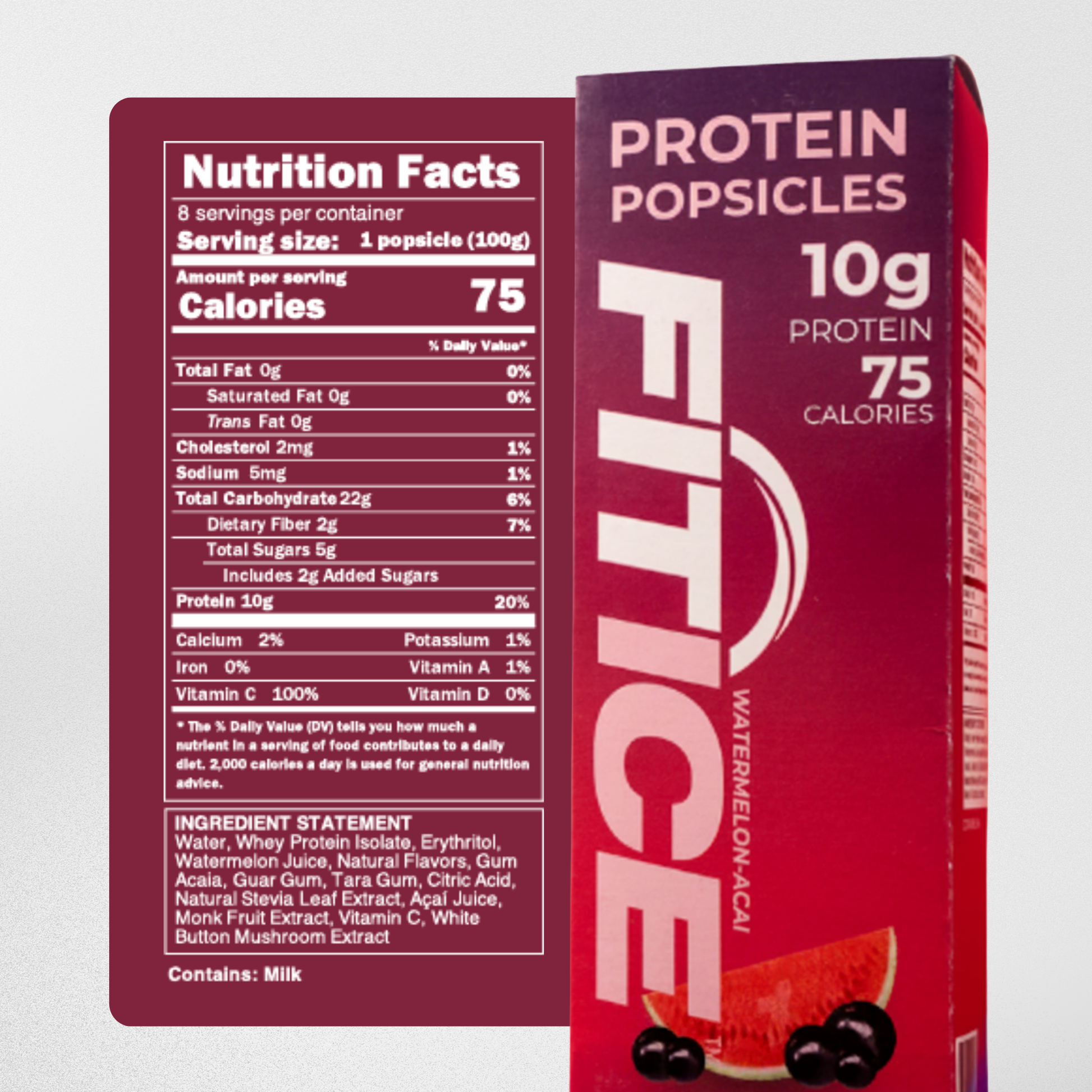 Fit Ice Protein Popsicles