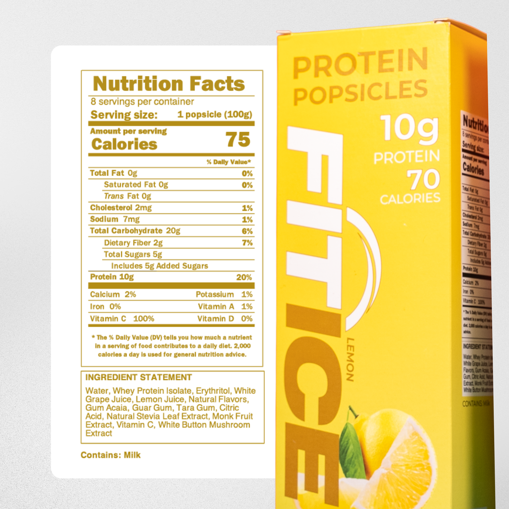 Fit Ice Protein Popsicles