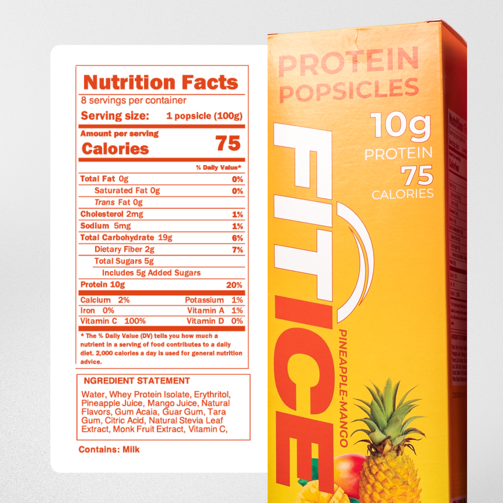 Fit Ice Protein Popsicles